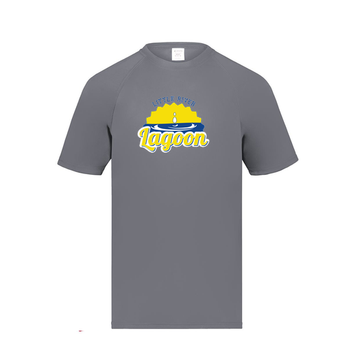[2790.059.S-LOGO1] Men's Smooth Sport T-Shirt (Adult S, Gray, Logo 1)
