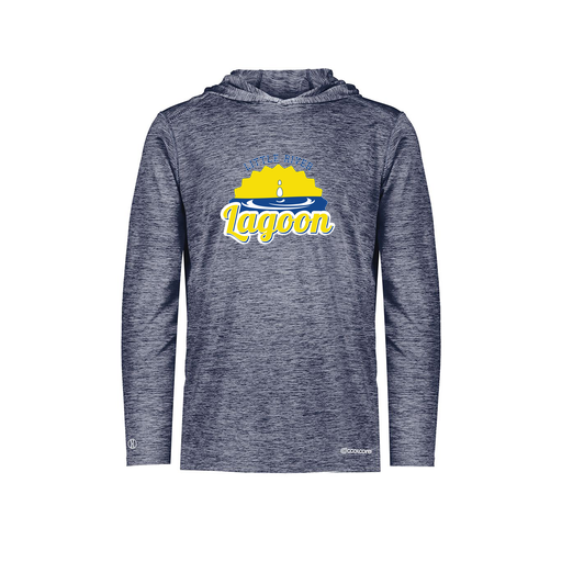 [FOLHCGNV-AS-LOGO1] Decker Men's Charge Hoodie (Adult S, Navy, Logo 1)