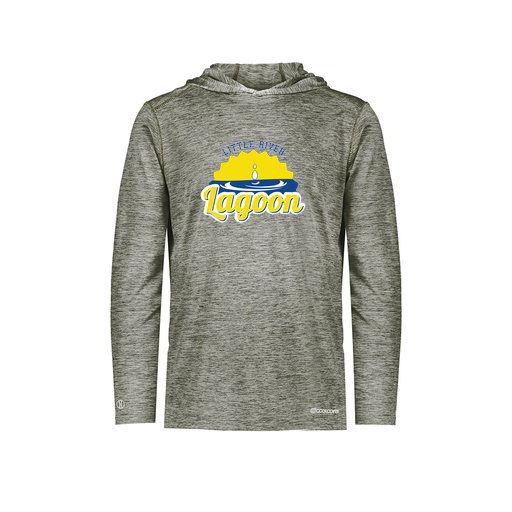 [FOLHCGGY-AS-LOGO1] Men's Charge Hoodie (Adult S, Gray, Logo 1)