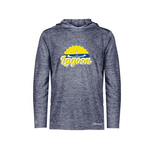 [FOLHCGNV-YS-LOGO1] Decker Youth Charge Hoodie (Youth S, Navy, Logo 1)