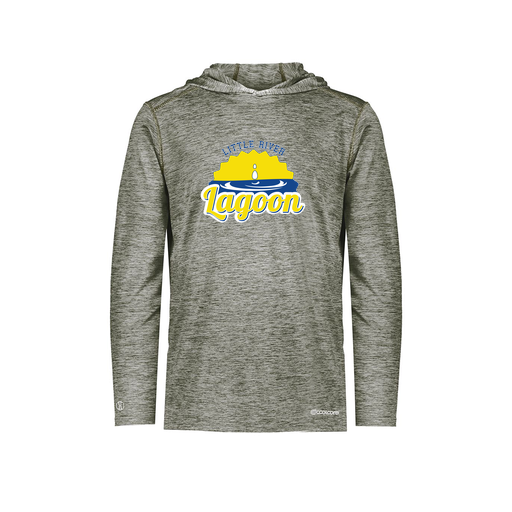 [CUS-DFW-CHGHOOD-PER-LSL-GRY-YS-LOGO1] Youth Charge Hoodie (Youth S, Gray, Logo 1)